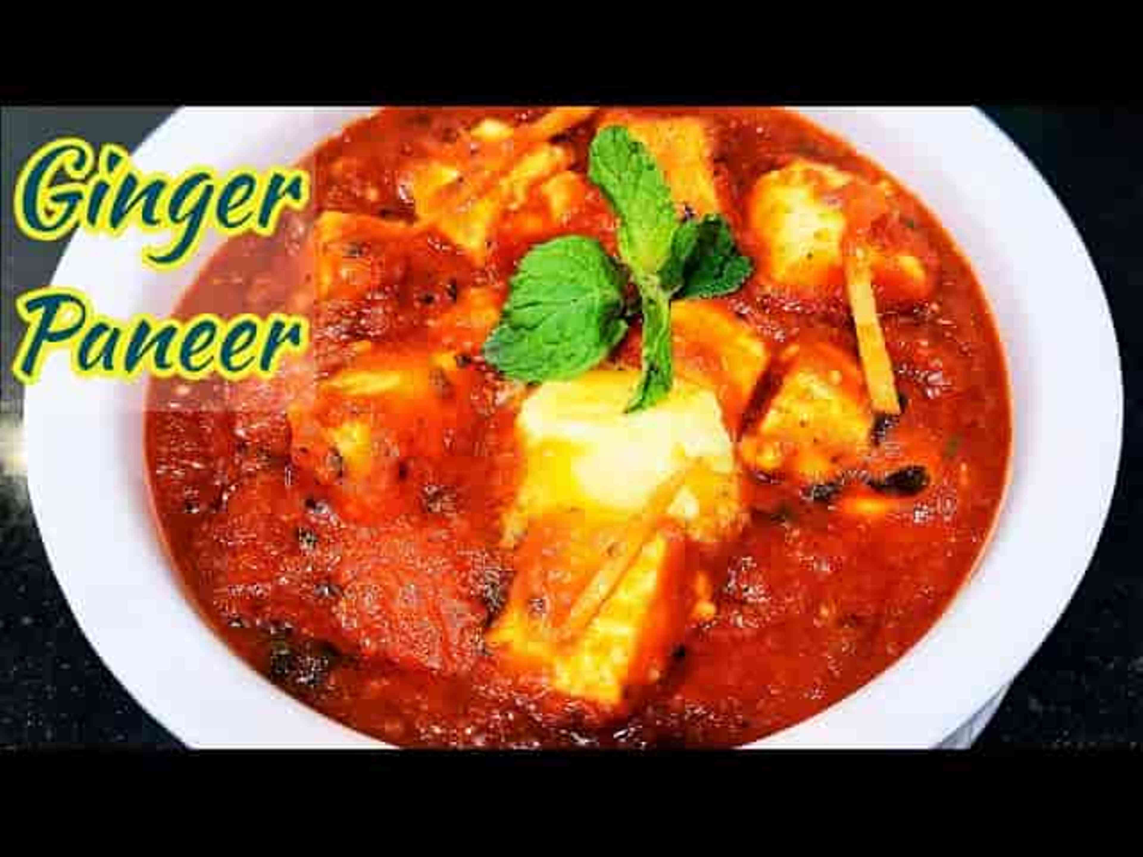 Ginger paneer masala